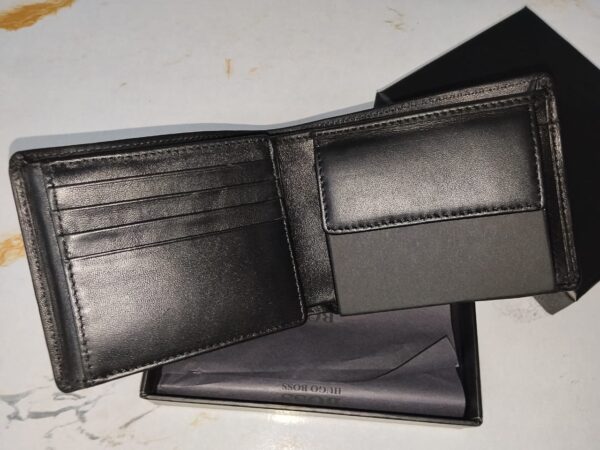 hugo boss arezzo trifold mens leather wallets 30 pcs wholesale lot