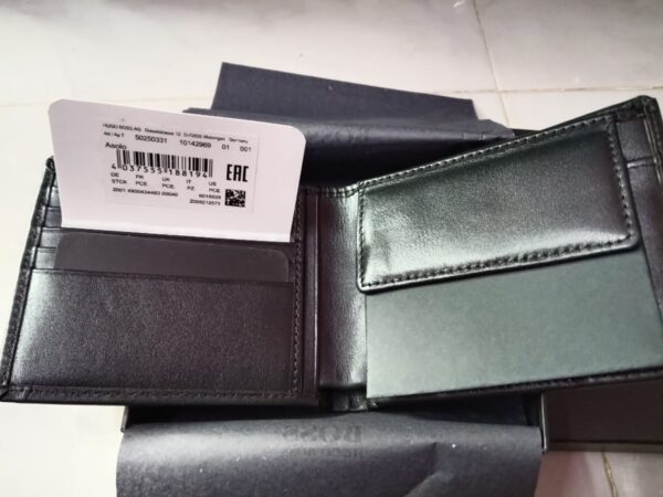 hugo boss mens asolo leather wallets 25 pcs wholesale lot