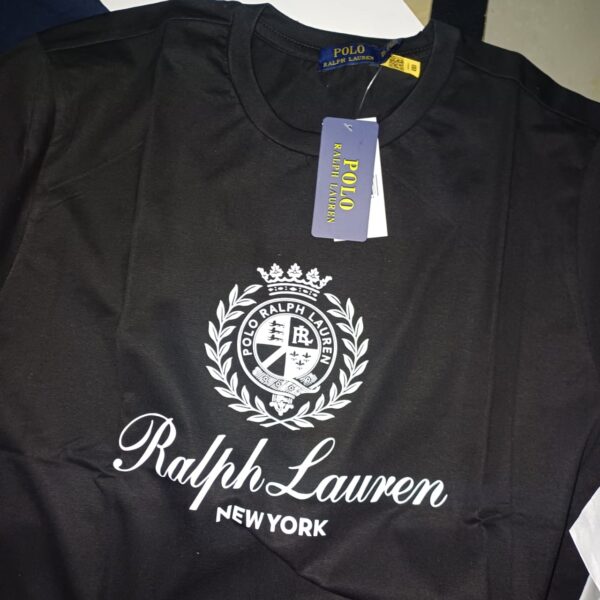 polo ralph lauren mens crest print round neck tees short