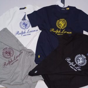 polo ralph lauren mens crest print round neck tees short