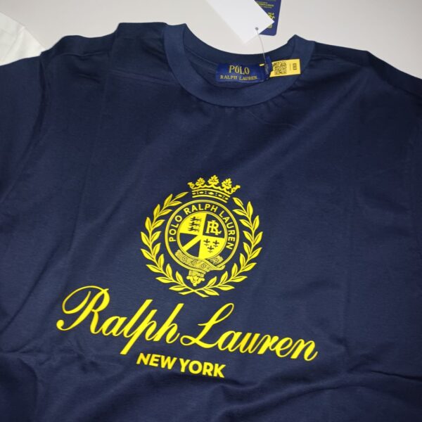 polo ralph lauren mens crest print round neck tees short
