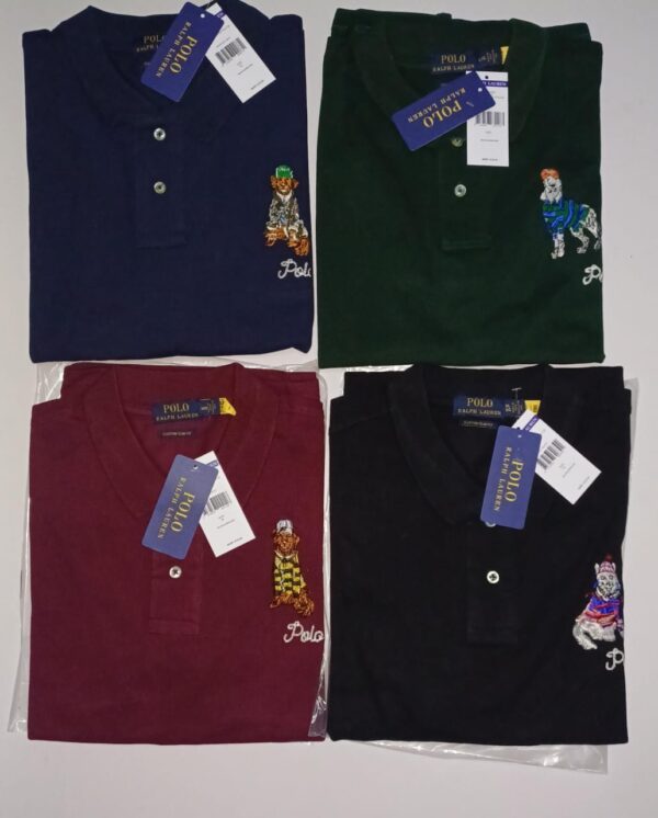 polo ralph lauren mens dog embroidery polo shirt short sleeve 32 pcs wholesale lot