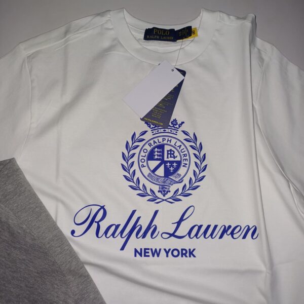 polo ralph lauren mens crest print round neck tees short