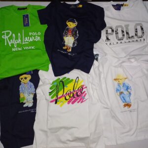 polo ralph lauren womens teddy bear tees short sleeve 100 pcs wholesale lot