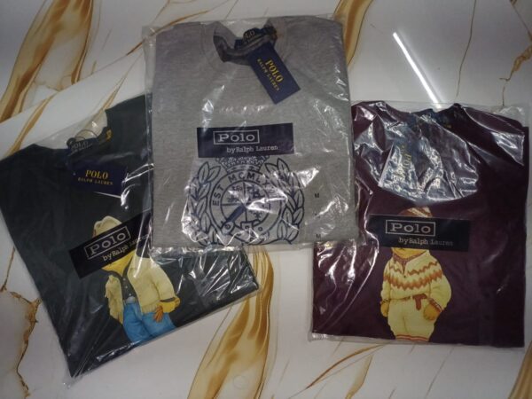 polo rl womens teddy bear cotton sweatshirts 18 pcs wholesale lots