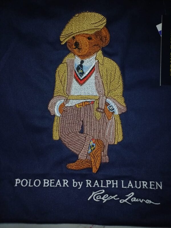 polo ralph lauren canvas teddy bear embroidery mens tote bag 30 pcs wholesale lot
