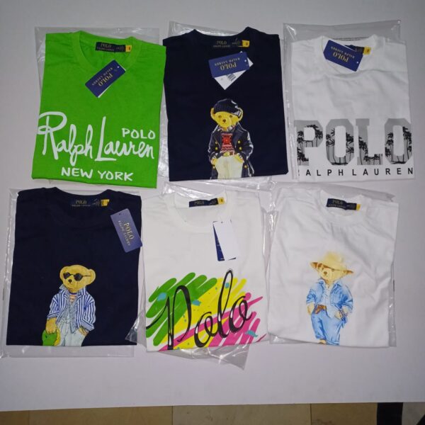 polo ralph lauren womens teddy bear tees short sleeve 100 pcs wholesale lot
